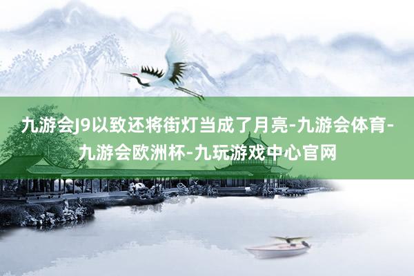 九游会J9以致还将街灯当成了月亮-九游会体育-九游会欧洲杯-九玩游戏中心官网