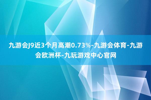 九游会J9近3个月高潮0.73%-九游会体育-九游会欧洲杯-九玩游戏中心官网