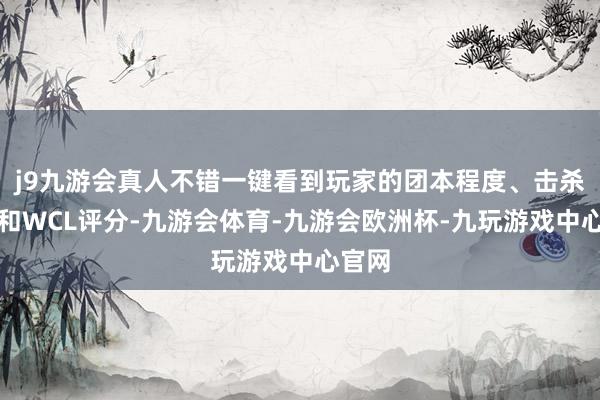 j9九游会真人不错一键看到玩家的团本程度、击杀次数和WCL评分-九游会体育-九游会欧洲杯-九玩游戏中心官网