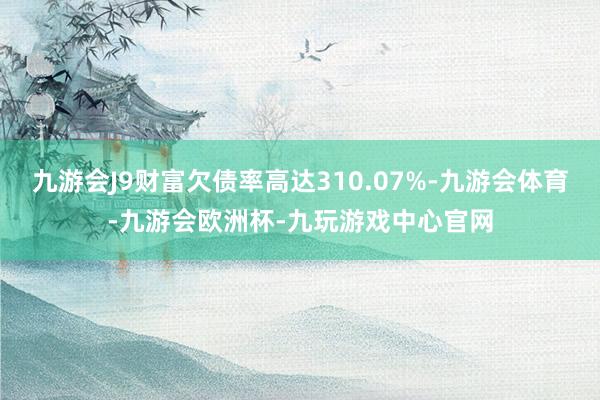 九游会J9财富欠债率高达310.07%-九游会体育-九游会欧洲杯-九玩游戏中心官网