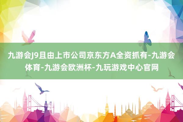 九游会J9且由上市公司京东方A全资抓有-九游会体育-九游会欧洲杯-九玩游戏中心官网
