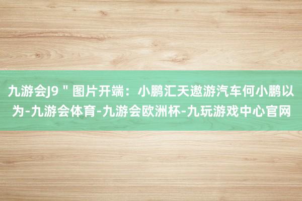 九游会J9"图片开端:小鹏汇天遨游汽车何小鹏以为-九游会体育-九游会欧洲杯-九玩游戏中心官网