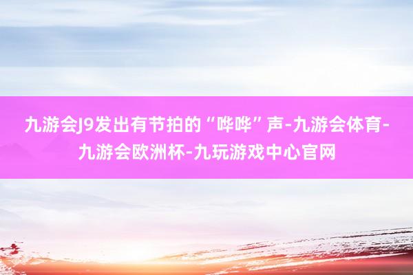 九游会J9发出有节拍的“哗哗”声-九游会体育-九游会欧洲杯-九玩游戏中心官网