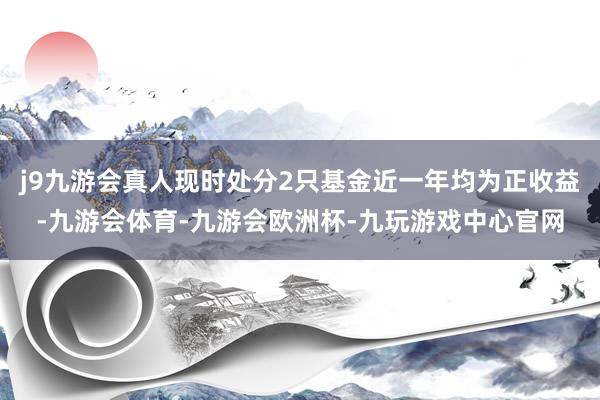 j9九游会真人现时处分2只基金近一年均为正收益-九游会体育-九游会欧洲杯-九玩游戏中心官网
